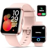 Smartwatch for Women, Compatible with Android & iPhone, 1.8'' Fitness Tracker Watch with Alexa, C...