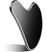 Nuanchu Stainless Steel Gua Sha Facial Tools Guasha for Face Metal Gua Sha Tighten Skin Massage G...