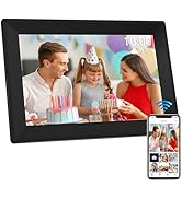 Caxtonz Touchscreen Digital Picture Frame WiFi 10.1Inch Digital Photo Frame 800 * 1280 HD Smart C...