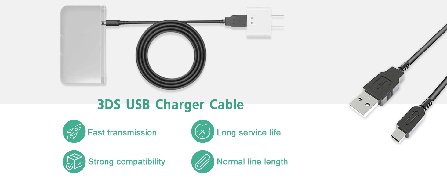 3ds charger cable
