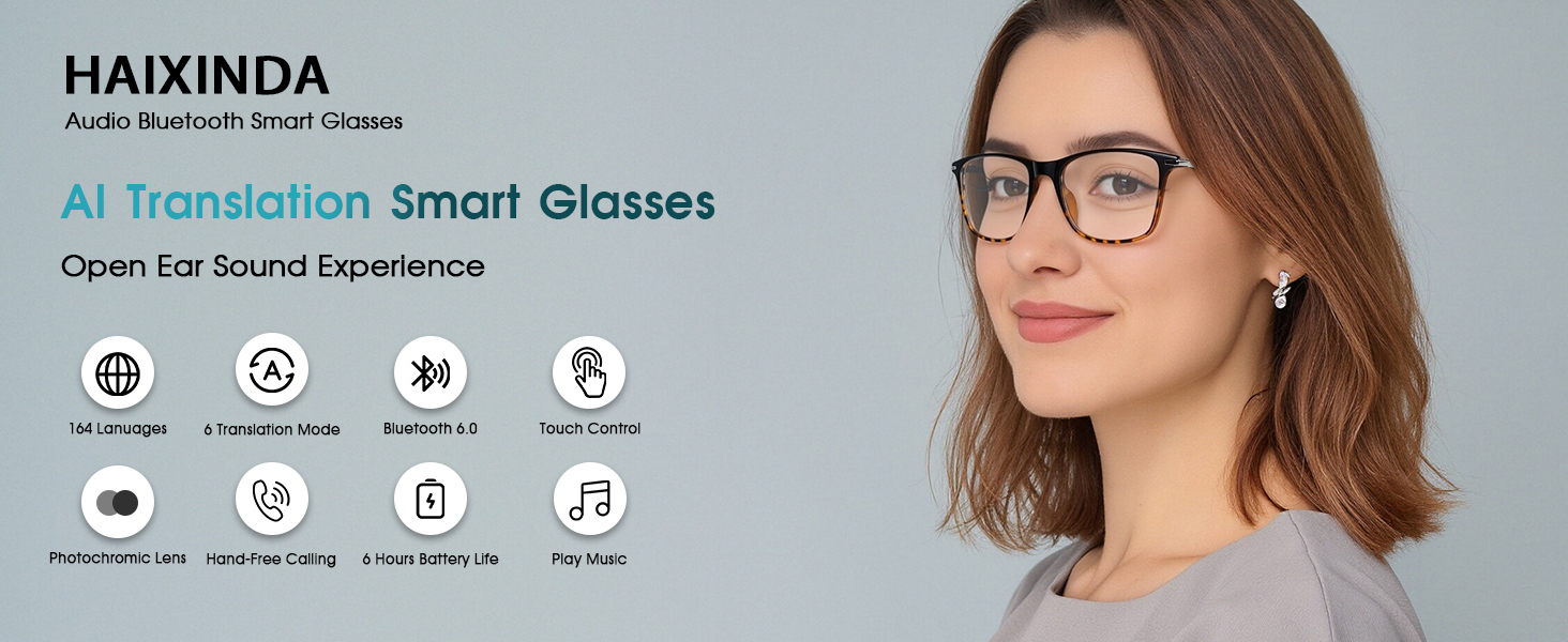 AI Translation Smart Glasses