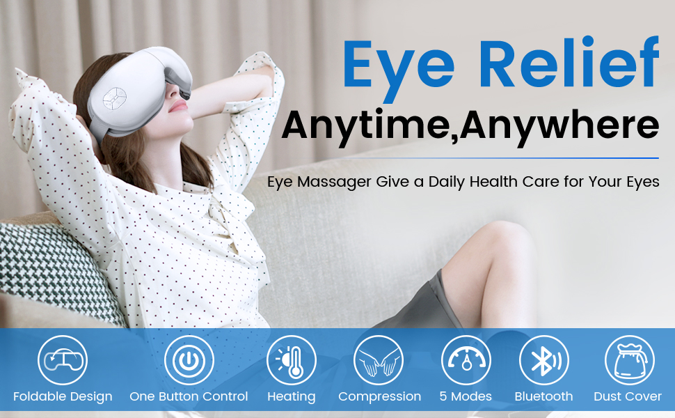 Eye Massager Relax Anytime, Anywhere