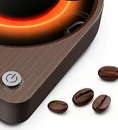 MQFORU Retro Coffee Mug Warmer, 36W Fast Heating with 9 Temp Settings & 0.5-9H Timer, Auto Shut-O...