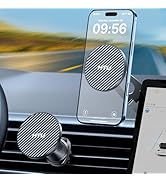 HTU for MagSafe Car Mount(Windshield+Vent+Dash) Magnetic Phone Holder for Car Phone Holder Mount ...