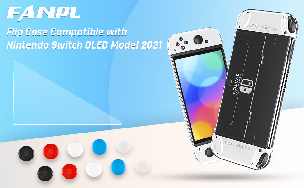 FANPL Flip Case for Nintendo Switch OLED Model