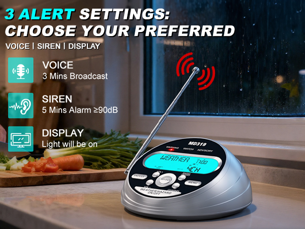 noaa weather alert radio for home