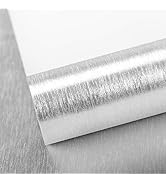 WRAPAHOLIC Wrapping Paper Roll - Silver with Metallic Shine for Birthday, Holiday, Wedding, Baby ...