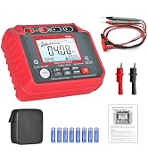AIOMEST Megohmmeter 0.1MO-20GO Digital Insulation Resistance Tester with 50V/100V/250V/500V/1000V...