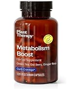 Plant Therapy Metabolism Boost Herbal Supplement Capsules, Optimize Fat Metabolism & Body Composi...