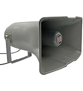 5 CORE 12.5 x 6.5 Inch Outdoor PA Horn Speaker Loudspeaker 35 Watt RMS Loud Sound Megaphone Drive...