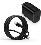 25W Super Fast Type C Wall Charging Block with 10FT USB C to C Android Charger Cable for Samsung ...