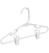 Honey-Can-Do Kids Clothes Hanger, Baby Clothes Hangers with Clips, Removable Clips are Designed t...