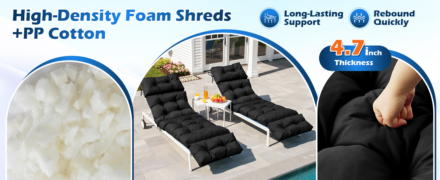 chaise lounge cushion