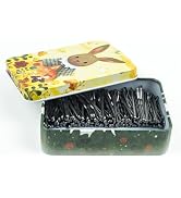 Mini Bobby Pins Silver with Cute Case, 200 CT 1.38 Inch Small Hair Bobby Pins for Buns, Premium G...