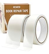 Archival Safe Acid-Free Book Repair Tape, Thin and Invisable, Waterproof | Paper Page Safe No Res...