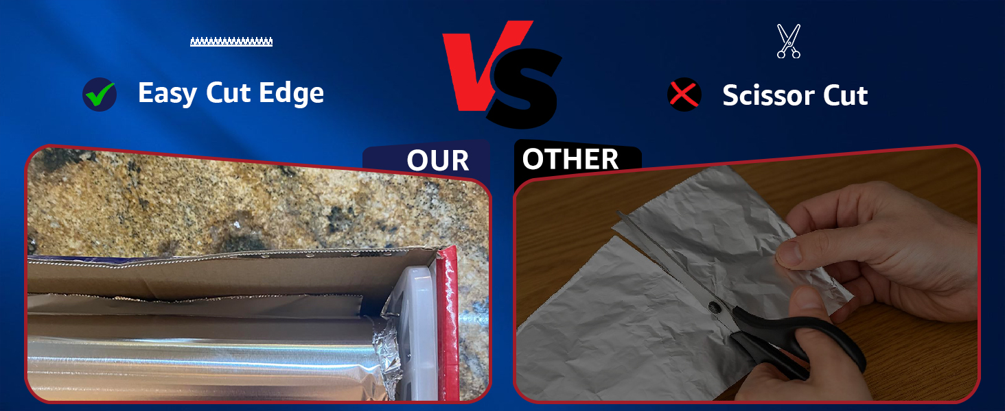 Heavy Duty Commercial Grade Food Safe Aluminum Foil Roll