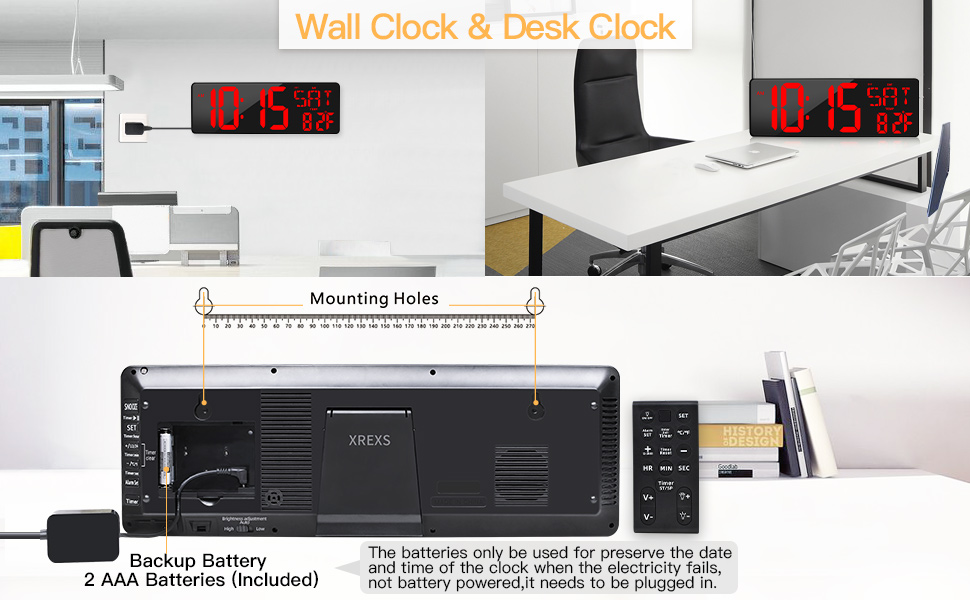 Wall clock & Desk Clock