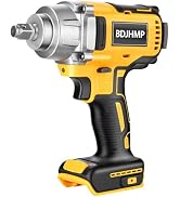 For Dewalt 20V Max Battery Cordless Impact Wrench 1/2 Inch, 1/2 Impact Gun 4-Speed 1500 N.m/1106f...