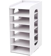 SONGWAY Mail Sorter Organizer Countertop - 7 Tier Desktop Mail Organizer, Letter Mail Holder, Bil...