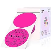 PARLAIM Round Thermal Labels 3 Inch Fluorescent Pink, 500PCS Circle Direct Thermal Printer Sticke...