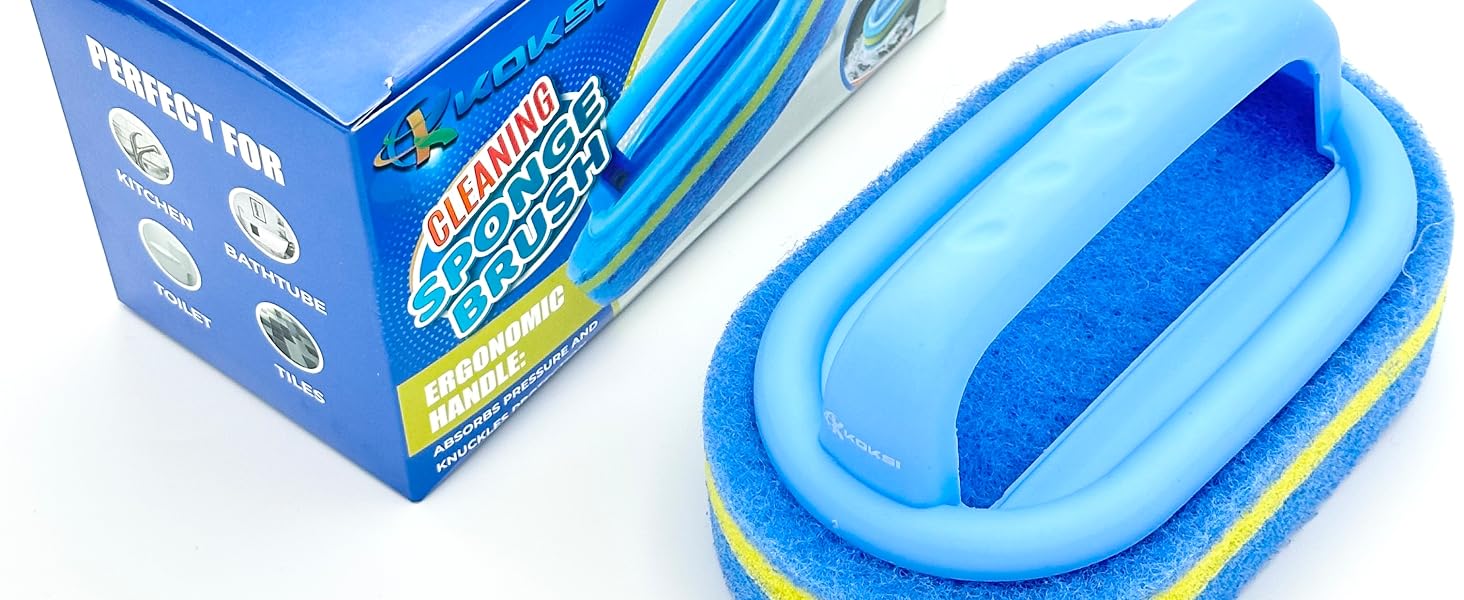 Cleaning Brush Bathroom Kitchen Bathtub Toilet Cleaner Sponge Brush Shower Tiles Cleaning Product