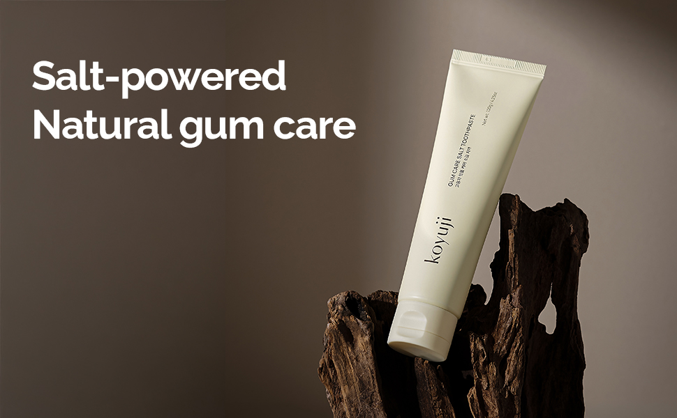 Salt-powered natural gum care