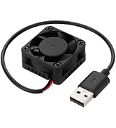 Easycargo 25mm Heatsink Fan USB 2507, 25mm USB Fan Heatsink + Thermal Conductive Adhesive Tape