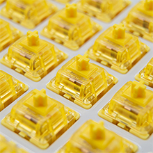 GATERON Phantom Yellow Brown Red Blue Switches Linear 3 Pins Pre Lubed RGB for Mechanical Keyboard