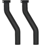 (2-pack) Calvana 596163 Rubber Vacuum Hose, 3" Tractor Vacuum Pump Hoses, Compatible with Briggs ...