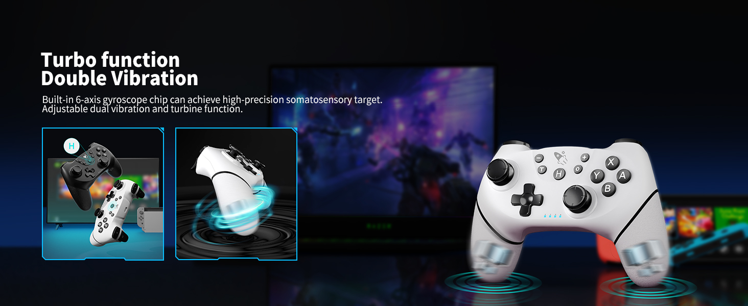 AceGamer Wireless Controller for Nintendo Switch