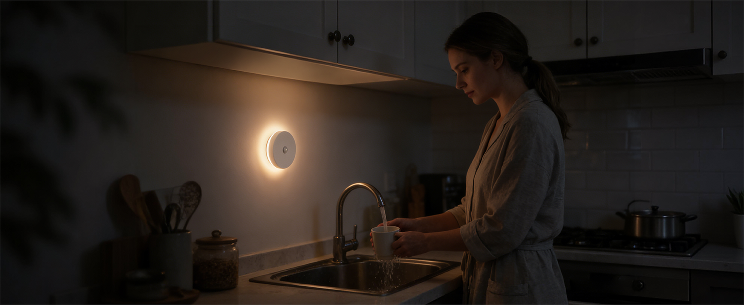 Rechargeable Battery Night Lights with Motion Sensor for kitchen