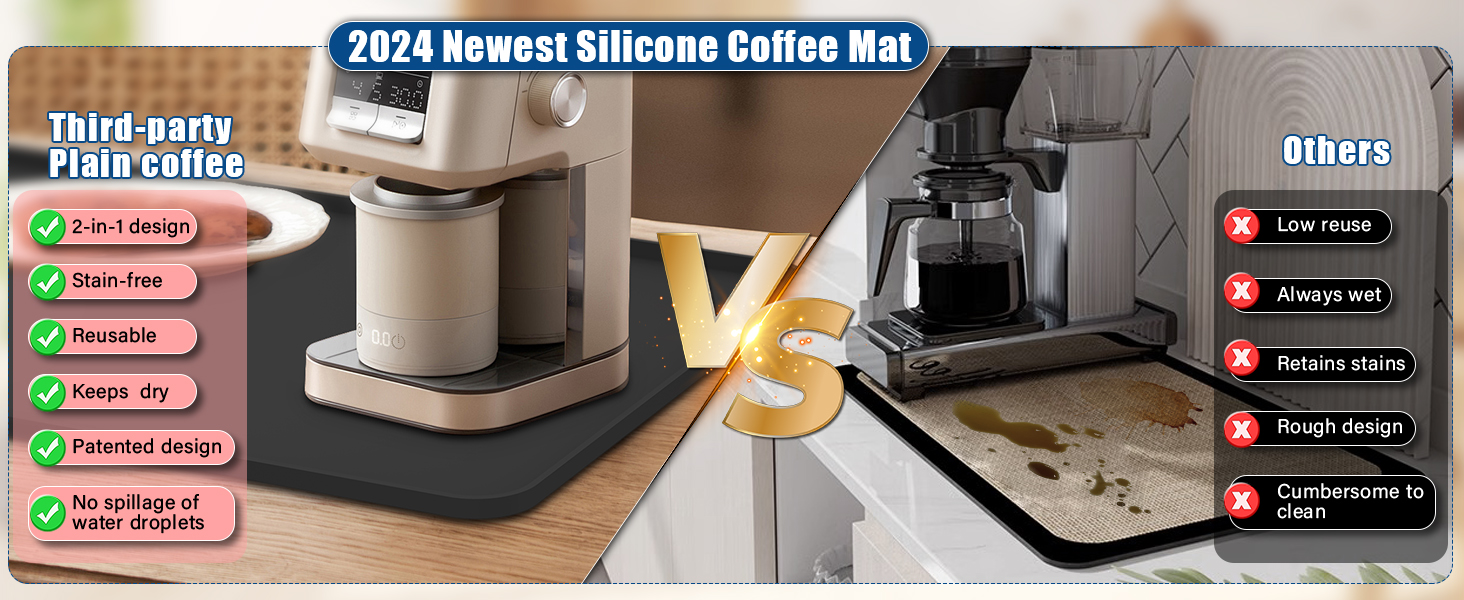 coffee machine mat