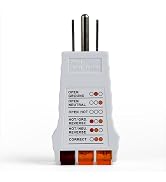 Outlet Tester for Grounding Products - Test Receptacles & Sockets for Proper Wiring - Simple Tool...
