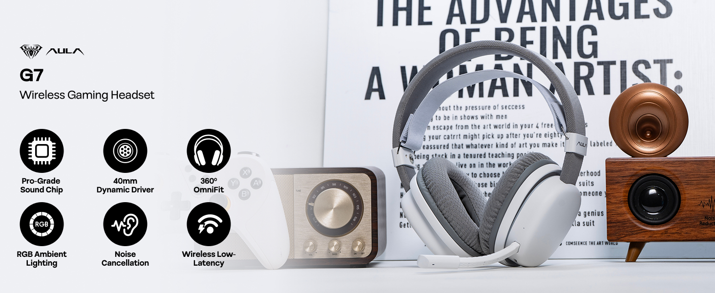 G7 Headset White