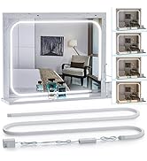 MY BEAUTY LIGHT LED Vanity Lights Strip for Mirror, 3000K-6000K Adjustable Color Temperature Brig...