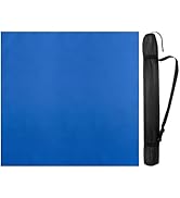 Cedilis Mahjong Mat with Black Carrying Bag, 32" x 32" Game Playing Table Cover, Anti-Slip Rubber...