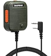 BAOFENG Tactical Speaker Mic Microphone for Handheld Ham Radio Two Way Radio UV-25 UV-5R 5RM BF-F8HP