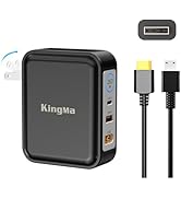 KingMa 260W Laptop Charger (20V/13A), Portable GaN Foldable Charger for MSI Gaming Laptops, PD 3....