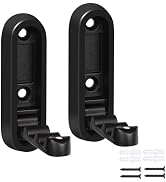 Dntorx Folding Wall Hooks, 2 Pcs Foldable Black Coat Hooks Heavy Duty Foldable Hook Bathroom Towe...