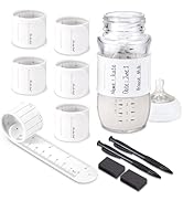Elfzone Bottle Labels Daycare Reusable - 6Pcs Daycare Bottle Labels,Baby Bottle Labels,Anti-Loss ...