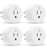 EIGHTREE Smart Plug, Smart Home WiFi Outlet Works with Alexa & Google Home, Smart Socket with Rem...