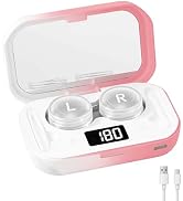 Casbomy Contact Lens Clean Machine, Portable Ultrasonic Contact Lens Cleaner with 4 Timing Modes,...