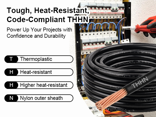 THHN Stranded Wire Black