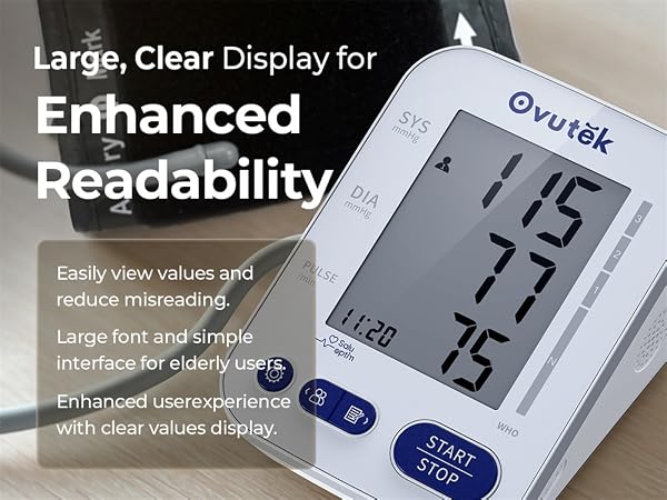 OVUTEK blood pressure monitor