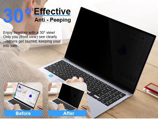 blue light screen protector 14 inch laptop ; privacy ; anti glare computer screen cover ;