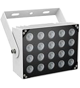Univivi IR Illuminators 20 LEDs 850nm Long Range Illuminator 90 Degree Wide Angle Infrared Flood ...