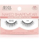 Ardell Naked Shapewear False Eyelashes 443 – Curve-Defining, Eye-Hugging Strip Lashes Natural Las...