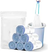 Small Trash Bag, 2.6 Gallon Garbage Bags Bathroom Trash can Liners for Bedroom Home Kitchen 80 Co...