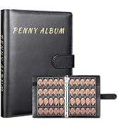 MUSHENJI Pressed Penny Collection Book 236 Coins, Souvenir Penny Collector Binder Album, Quarter ...