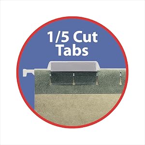 smead hanging file folders,1/5 cut tabs closeup,interior of folder closeup,perfect for office